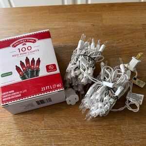 Red and White Mini Lights